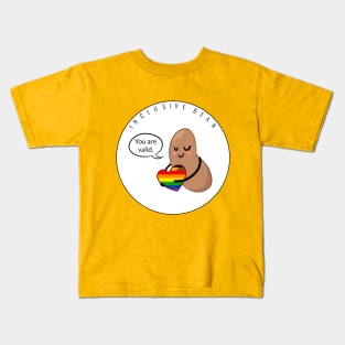 Philly Pride Flag: Inclusive Bean Kids T-Shirt